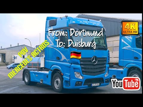 POV Driving a 510hp Truck. My new Mercedes Actros 1851 🚛🇩🇪