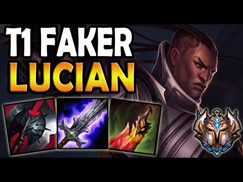 T1 Faker LUCIAN vs SYNDRA - Lol Challenger Korea