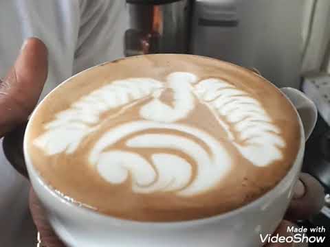 Barista 4life  ■●)☝️☕ latte art  vibing