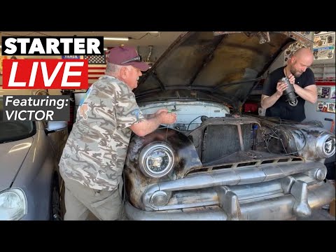 LIVE - Trying to Start the 1952 Dodge