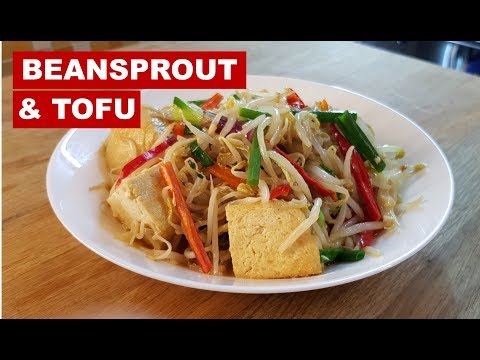 Bean Sprouts with Tofu: Firm Tofu Recipe