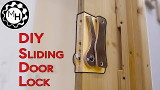 Homemade Sliding Door Lock | Unpickable