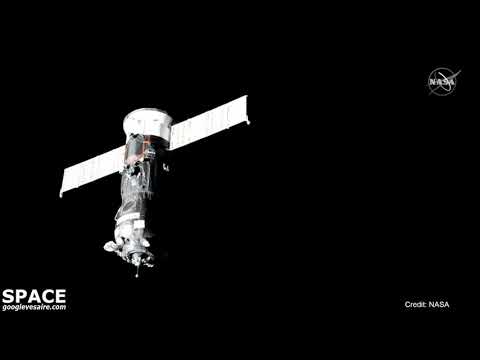 Docking of the Progress MS-17 Cargo Ship to the International Space Station