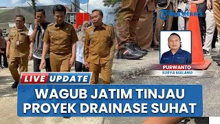 Proyek Rampung, Wagub Emil dan Wawali Ali Tinjau Drainase Suhat: Masa Pemeliharaan Enam Bulan