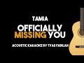 Tamia - Officially Missing You (Acoustic Guitar Karaoke Version)