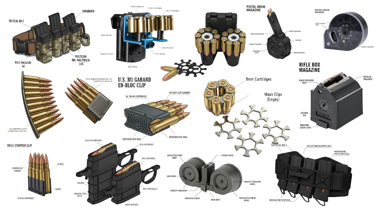 All Types of Gun Magazines Explained
