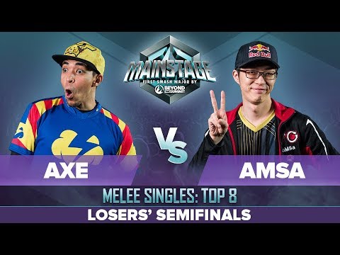Axe vs aMSa - Losers' Semifinals: Melee Singles - Mainstage | Pikachu vs Yoshi