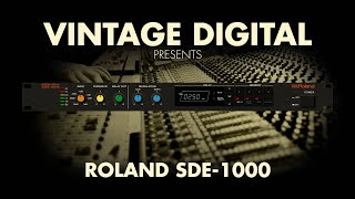 Video thumbnail for Roland SDE 1000 by Vintage Digital