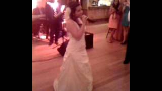 Jennie Perkins singing Clint Black's Something That We Do at wedding