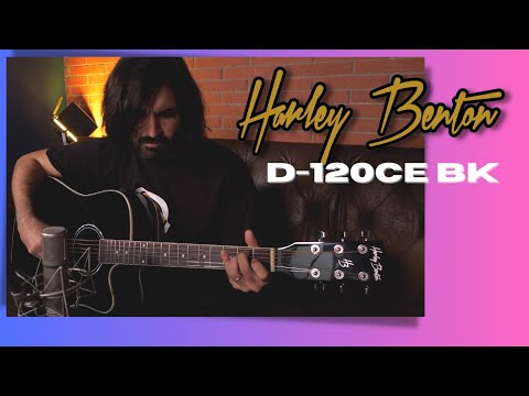 The 89 euro ACOUSTIC | Harley Benton D-120CE BK