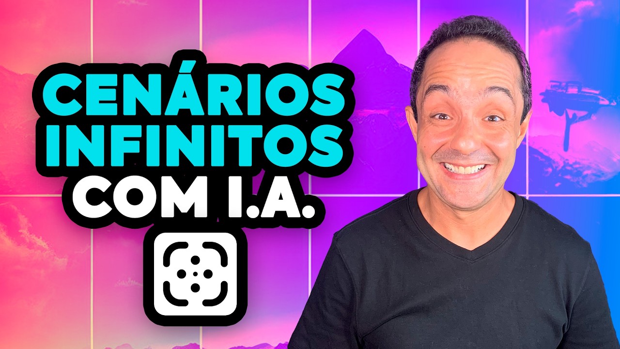 CENÁRIO DE VÍDEO com IA: Crie o seu sem gastar nada! Cenário para curso, criativos e vídeos