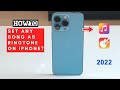 How to set any song as Ringtone on iPhone (2022) without computer?