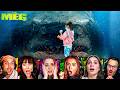 "Megalodon Bites The Glass Scene" Reactions! THE MEG (2018) Movie Reaction