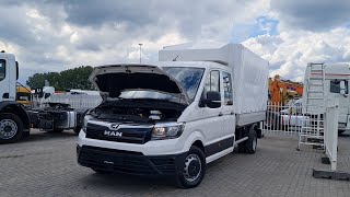 MAN TGE 5.180 180pk Automaat Dubbellucht Open laadbak Huif Airco Cru flatbed truck < 3.5t for sale image 4 MAN TGE 5.180 180pk Automaat Dubbellucht Open laadbak Huif Airco Cru flatbed truck < 3.5t image 4