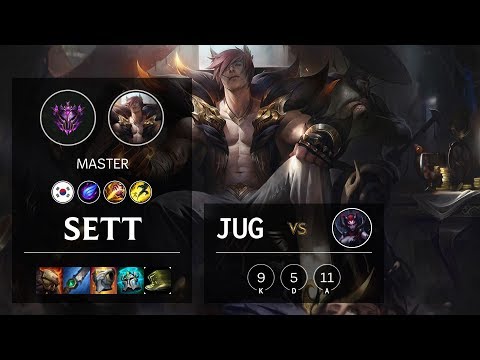 Sett Jungle vs Elise - KR Master Patch 10.9