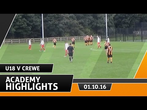 The Tigers 1 Crewe Alexandra 2 | U18 Goals | 01.10.16