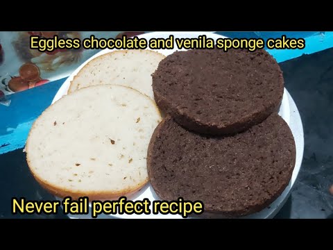eggless venilla sponge cake recipe in tamil,eggless chocolate sponge cake recipe in tamil.