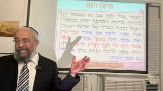 פרשת  (הרב ינון קלזאן) - התמונה מוצגת ישירות מתוך אתר האינטרנט יוטיוב. זכויות היוצרים בתמונה שייכות ליוצרה. קישור קרדיט למקור התוכן נמצא בתוך דף הסרטון