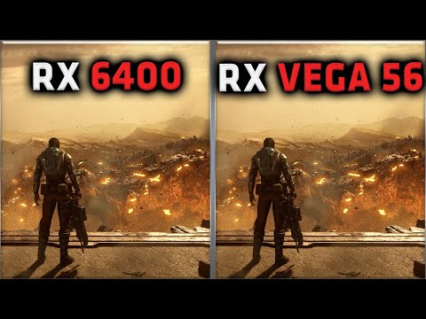 RX 6400 vs RX VEGA 56 Benchmark – 59 Tests