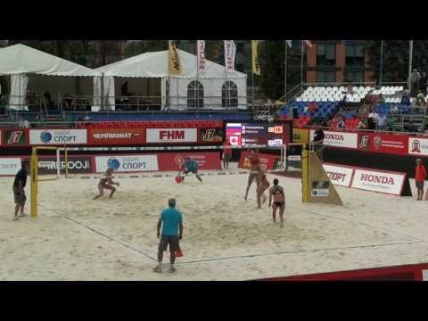 Beach volleyball Moscow Grand Slam 2013. Prokopyeva - Popova vs. Broder - Valjas