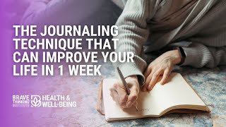 The Journaling Technique That Can Improve Your Life in 1 Week| Jennifer Jiménez-Health & Well-Being