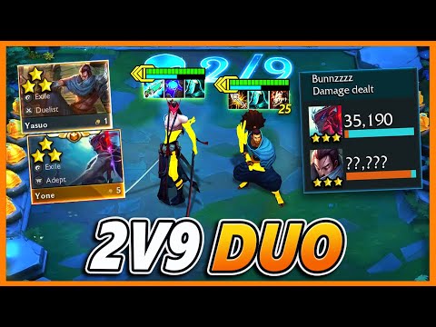 *LEGIT 2V9* THE ONLY 2 CHAMPIONS YOU NEED TO WIN - BunnyFuFuu  | Teamfight Tactics
