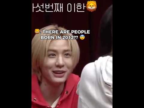 kpop idols in theirs 20s realizing that OMG YOU BORN IN 2006 / 2012 ? #leehan #keeho #kpop #boygroup
