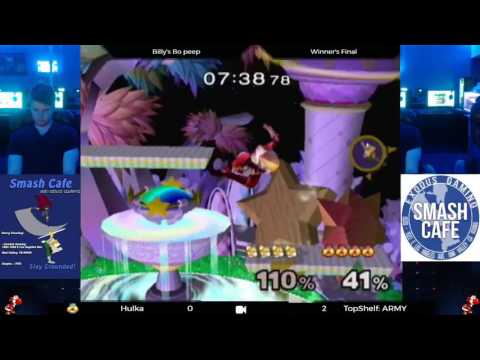 Smash Cafe 4 - Hulka (Sheik) Vs BillyBoPeep (Fox) Losers Finals