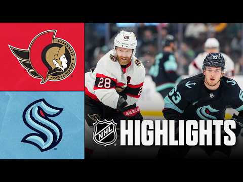 Senators vs. Kraken | NHL Highlights | March 07, 2026