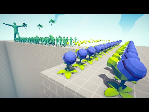 PLANT vs ZOMBIES 🎍🧟🎍 | Totally Accurate Battle Simulator TABS