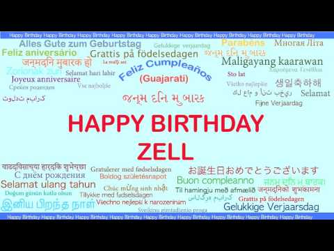 Zell   Languages Idiomas - Happy Birthday
