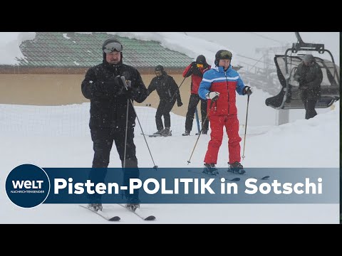 PARALLELSCHWUNG IN SOTSCHI: Wenn Putin und Lukaschenko auf die Piste gehen