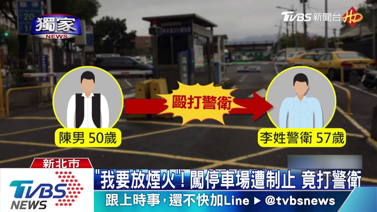 「我要放煙火」!闖停車場遭制止 竟打警衛
