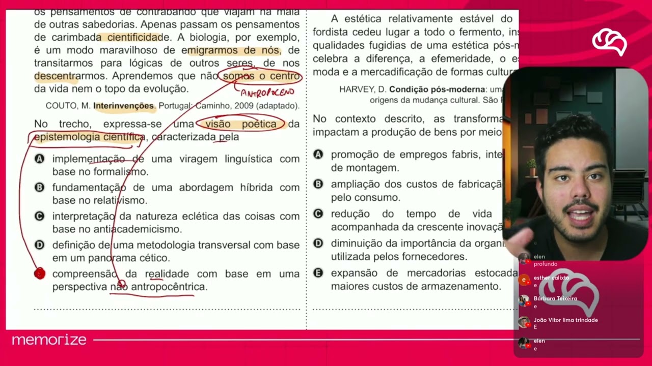 Resolução em Vídeo — Questão 73 ENEM 2019 PPL