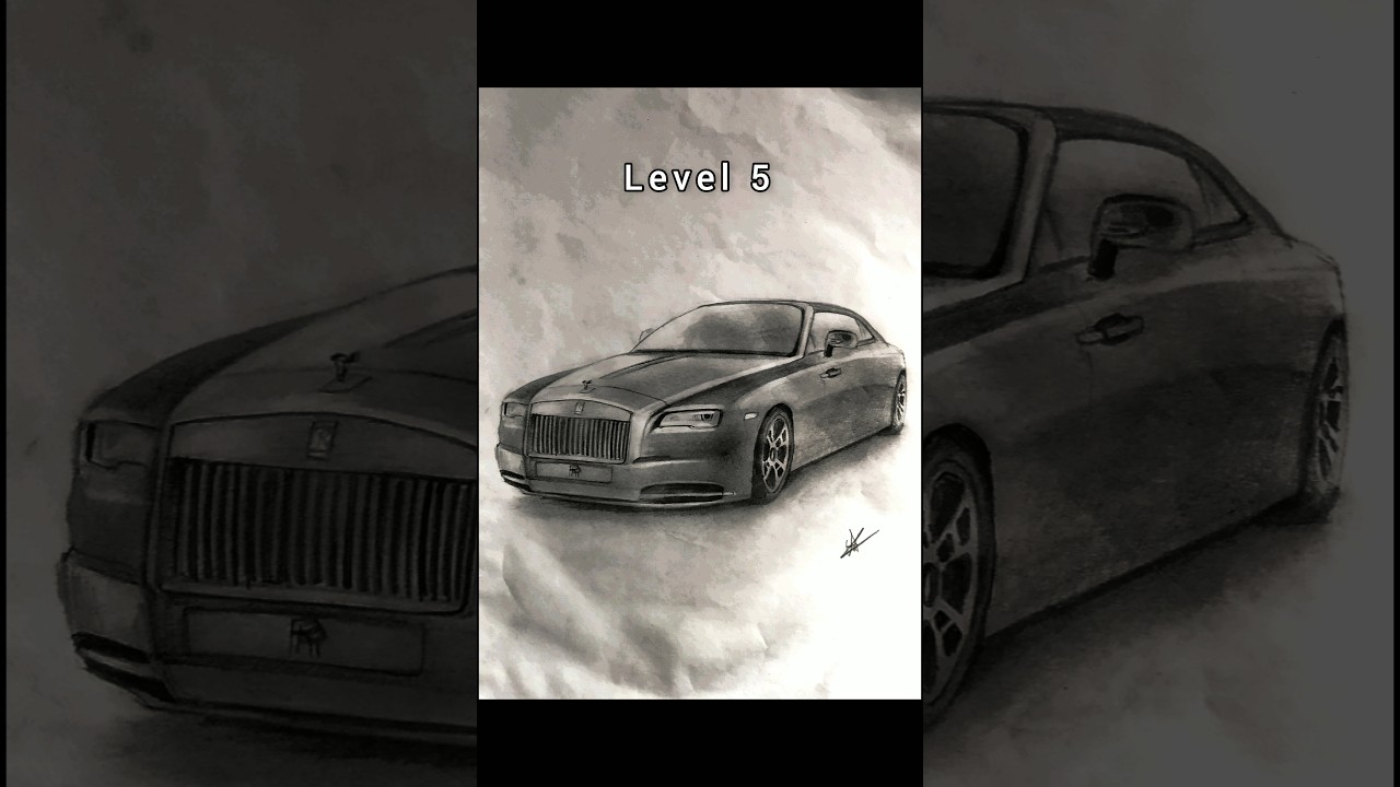 What lvl of your RR  | Rolls Royce | #drawing