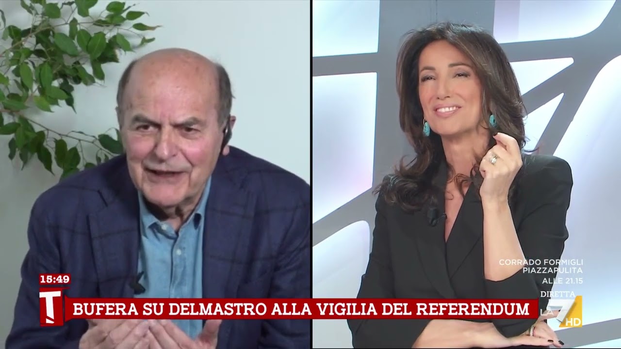 Referendum, Bersani: "Il senso di questa riforma? Forse liberare Delmastro e la Santanchè?"