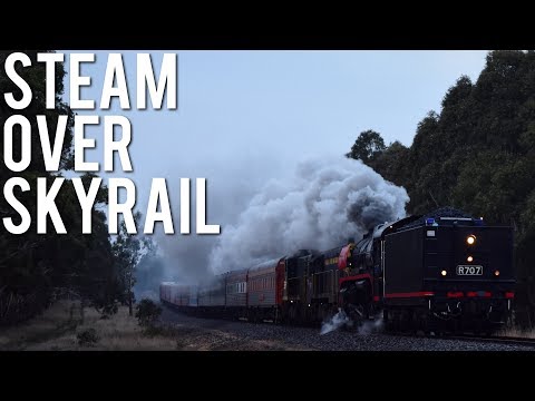An R returns to Sale! ! (707 Operations' Steam Over Skyrail to Sale) | With R707, H5 & T413