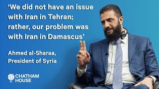 Syria's President, Ahmed al‑Sharaa, on the Iran war
