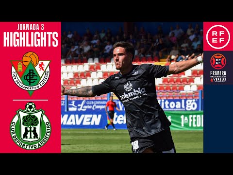 Resumen #PrimeraFederación | CP Cacereño 0-2 CD Arenteiro | Jornada 3 | Temporada 2025/26