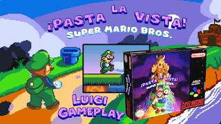 Super Mario Bros: Pasta La Vista! - Luigi Gameplay [SNES]