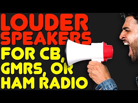 Make Your CB Radio, GMRS Or Ham Radio Louder - Midland External Speakers For Baofeng UV-5R & More