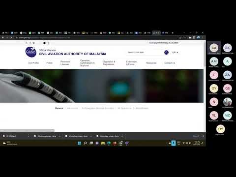 Discussion on Part 21 Initial Airworthiness in Malaysia