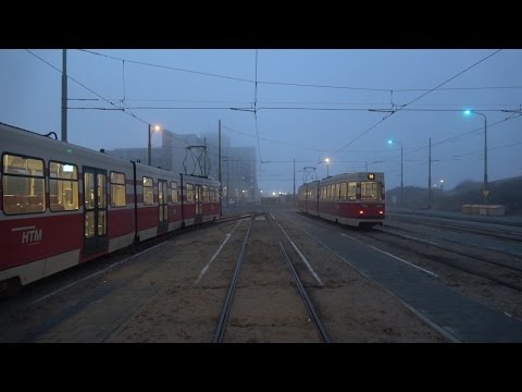 HTM MAT-rit tramlijn 1 Remise Scheveningen - Scheveningen Noorderstrand | GTL8 3108 | 2017