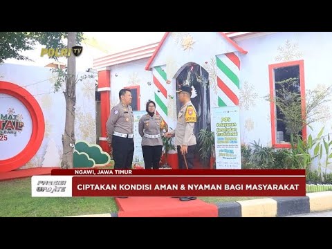 PRESISI UPDATE : KUNJUNGAN TIM LANTAS POLDA JATIM DI REST AREA TOL NGAWI 30/12/2024 14.00