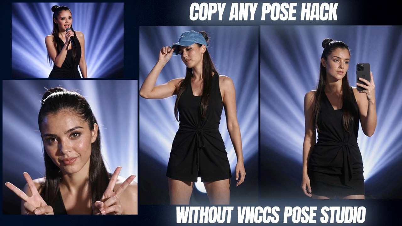 ComfyUI Pose Hack: Steal ANY Pose using Qwen-VL & Z-Image (No VNCCS)