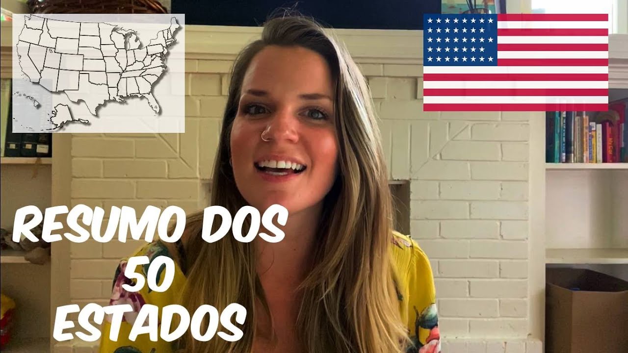 RESUMO dos 50 ESTADOS AMERICANOS🇺🇸