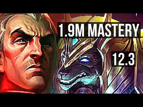 SWAIN vs NASUS (MID) | 1.9M mastery, 500+ games, 7/4/17, Rank 11 Swain | NA Master | 12.3