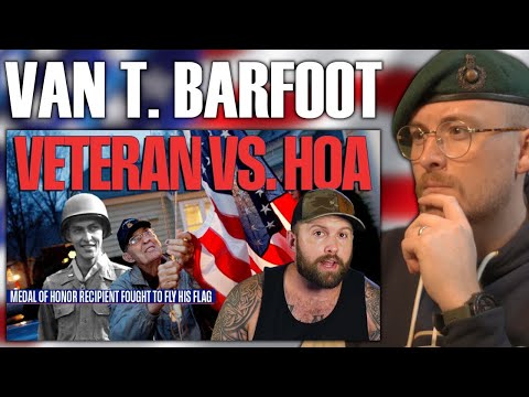 Royal Marine Reacts To WW2 Veteran vs. HOA - Van T. Barfoot