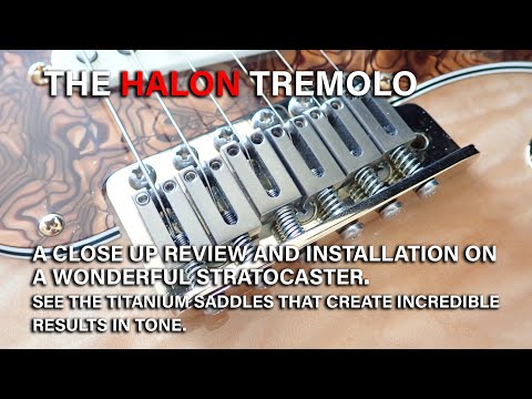 New Halon Gold Tremolo Fitted to the Best Fender Strat in the World | A close up review 60 cycle hum