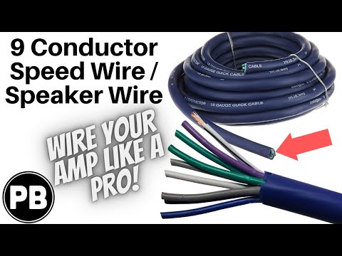 9 Conductor Amp Speaker Wire Unboxing!